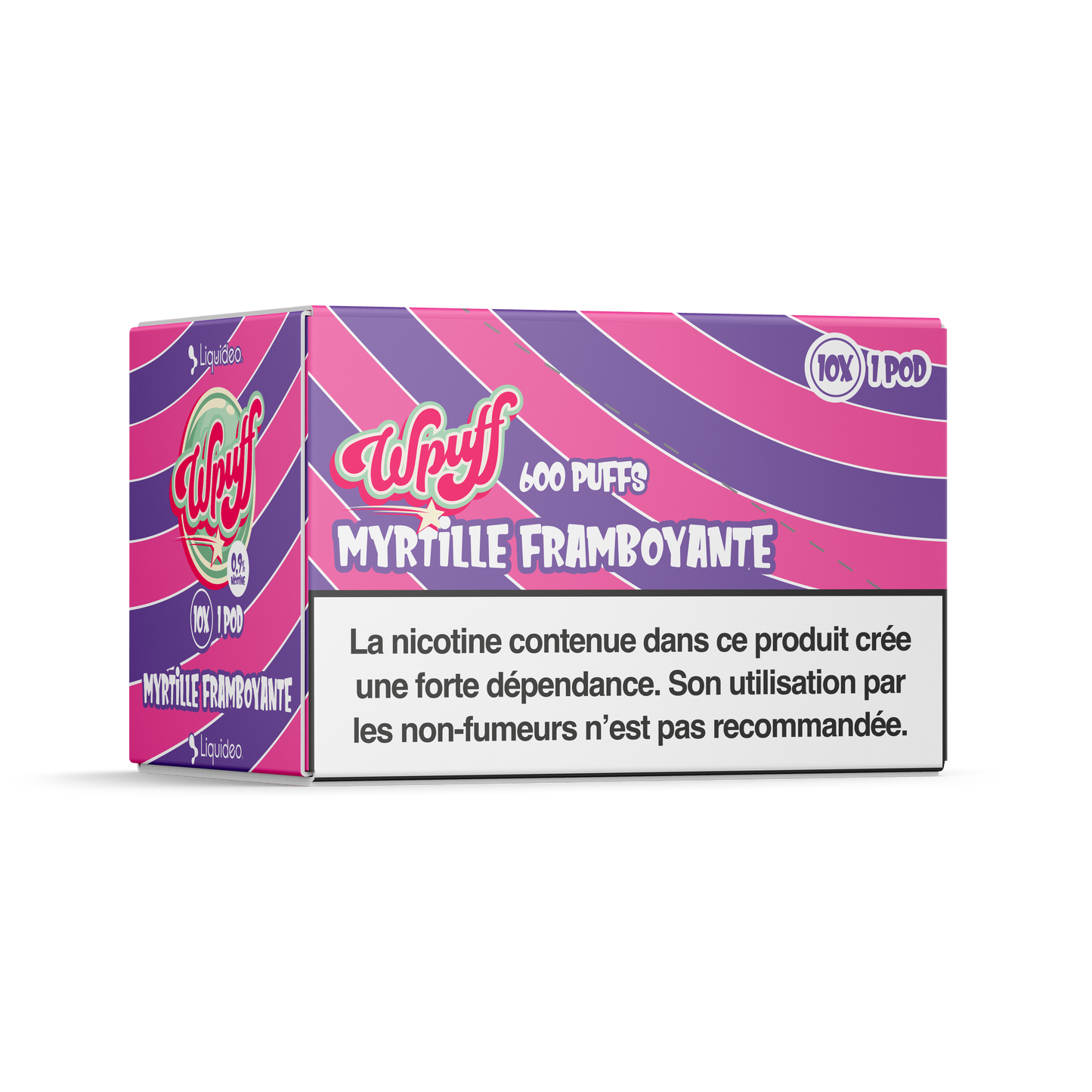 CARTOUCHE POD X1 - WPUFF - MYRTILLE FRAMBOYANTE