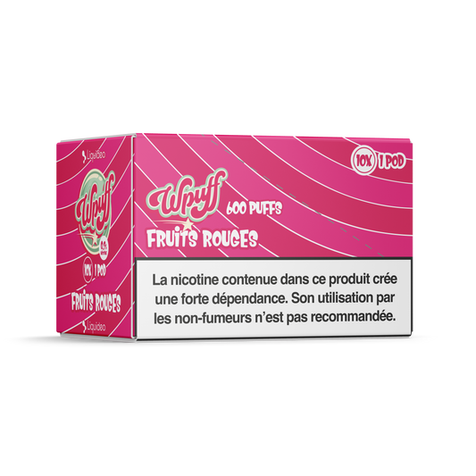 CARTOUCHE POD X2 - WPUFF - FRUITS ROUGE