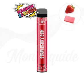 WPUFF STRAWBERRY GUM 0% 2000 BOUFFEES